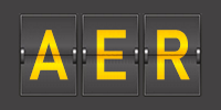 Airport code AER