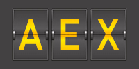 Airport code AEX