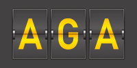 Airport code AGA