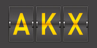 Airport code AKX