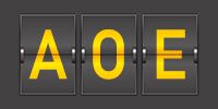 Airport code AOE