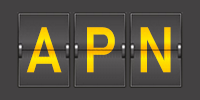 Airport code APN