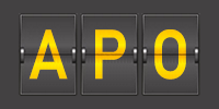 Airport code APO
