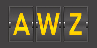 Airport code AWZ