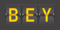 Airport code BEY