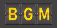 Airport code BGM