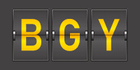 Airport code BGY