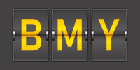 Airport code BMY