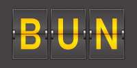 Airport code BUN