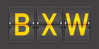 Airport code BXW