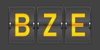 Airport code BZE