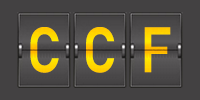 Airport code CCF