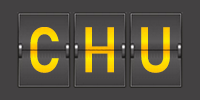 Airport code CHU