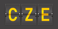 Airport code CZE