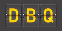 Airport code DBQ