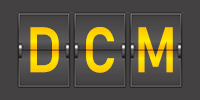 Airport code DCM