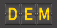 Airport code DEM