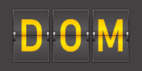 Airport code DOM