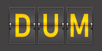 Airport code DUM