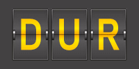Airport code DUR