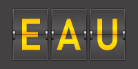 Airport code EAU