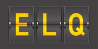 Airport code ELQ