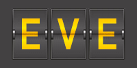 Airport code EVE