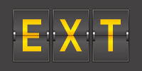 Airport code EXT