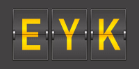 Airport code EYK
