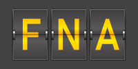 Airport code FNA