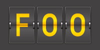 Airport code FOO