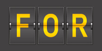 Airport code FOR