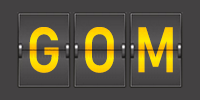 Airport code GOM