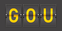 Airport code GOU