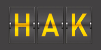 Airport code HAK