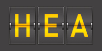 Airport code HEA