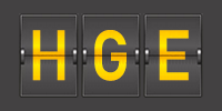 Airport code HGE