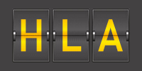 Airport code HLA