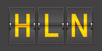 Airport code HLN
