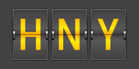 Airport code HNY