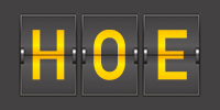Airport code HOE