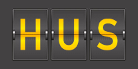 Airport code HUS
