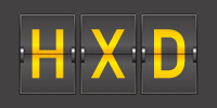 Airport code HXD