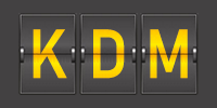 Airport code KDM