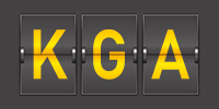 Airport code KGA