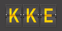 Airport code KKE