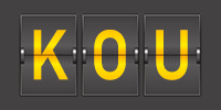 Airport code KOU