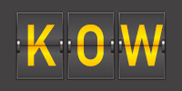 Airport code KOW