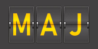Airport code MAJ