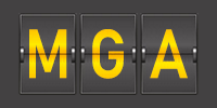 Airport code MGA